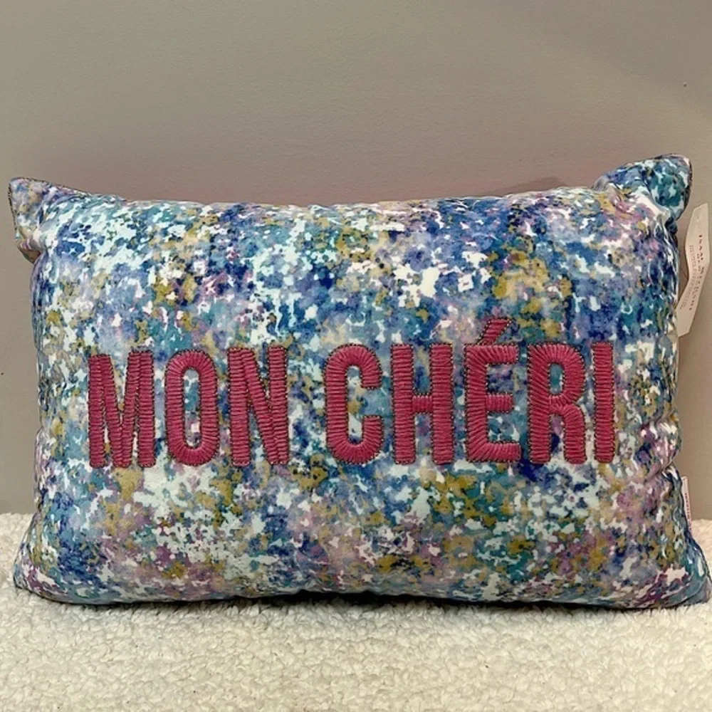 Isaac Mizrahi 'Mon Chéri' Down Alternative Colorful Throw Pillow